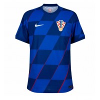 Echipament fotbal Croaţia Tricou Deplasare European 2024 maneca scurta